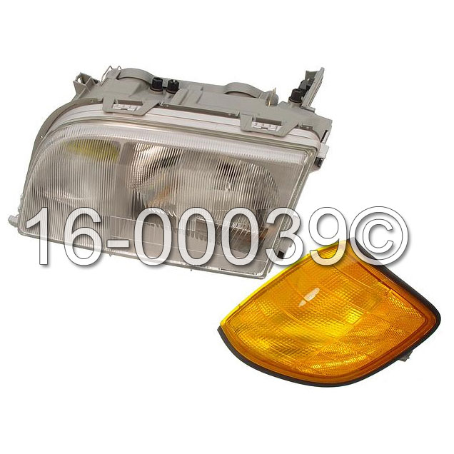 Mercedes_Benz 400SEL                         Headlight AssemblyHeadlight Assembly