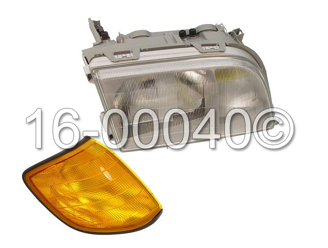 Mercedes_Benz 400SEL                         Headlight AssemblyHeadlight Assembly