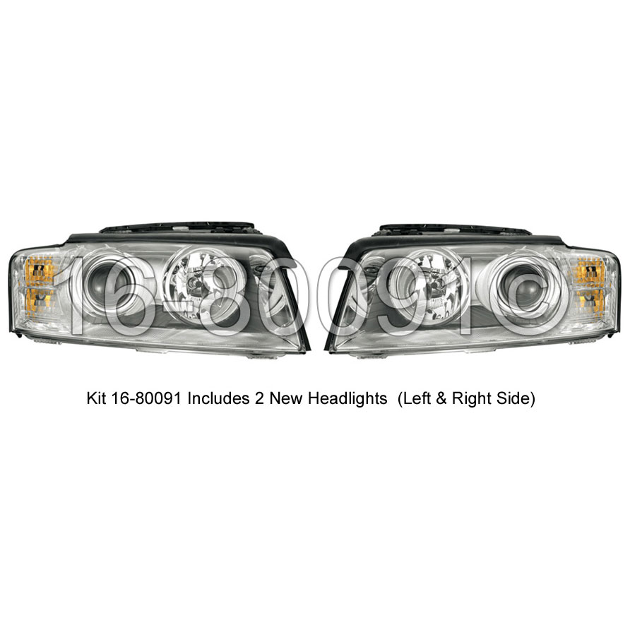 Audi A8                             Headlight Set