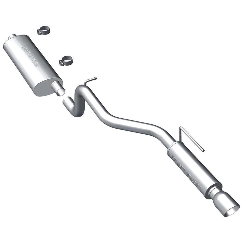 Jeep Liberty Cat Back Performance Exhaust Force II CatBack SS Kit