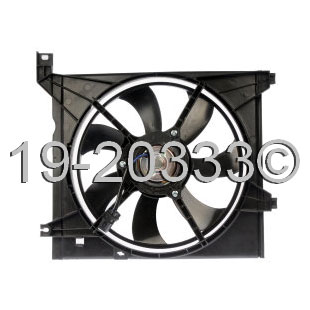 Kia Rio                            Cooling Fan Assembly
