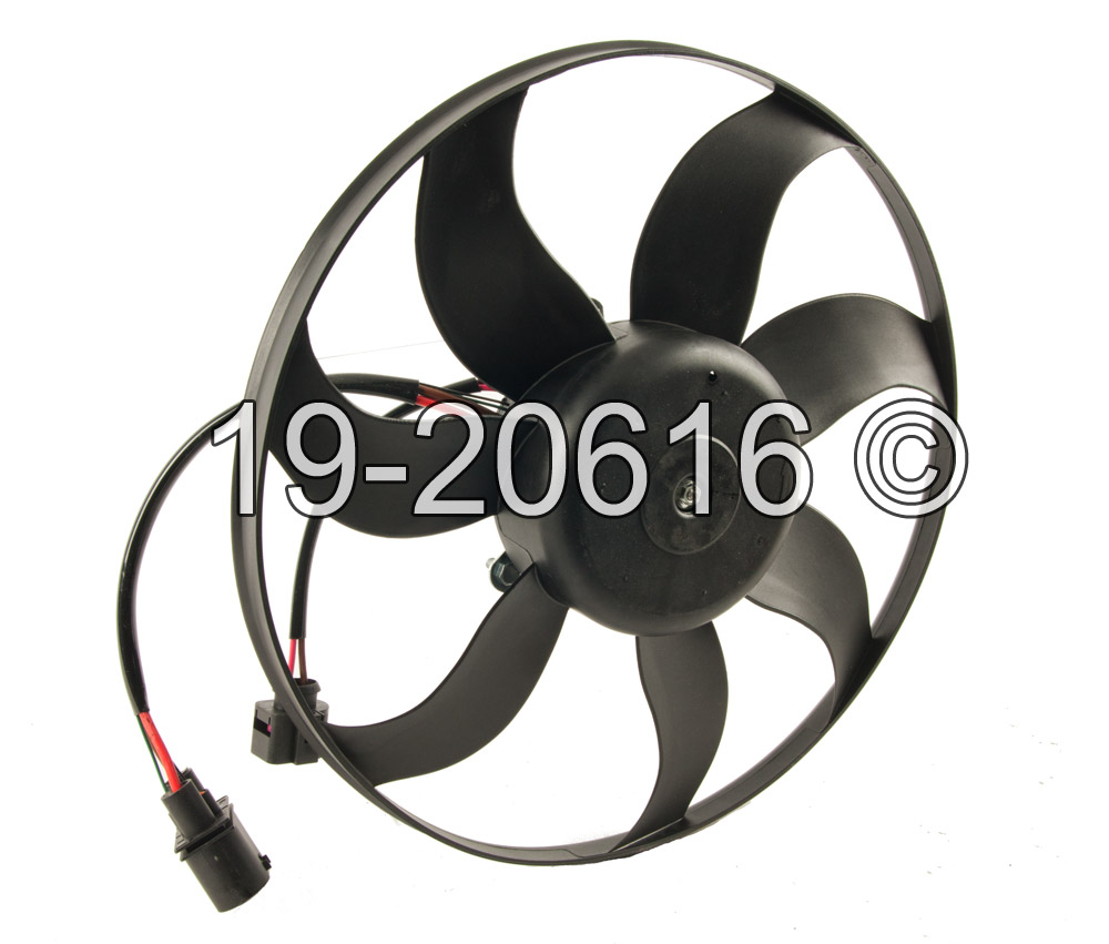 Volkswagen Jetta Cooling Fan Assembly Right Side Diesel Models with