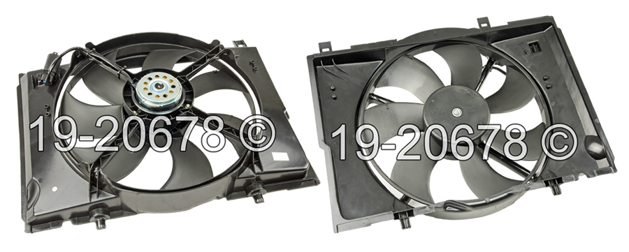 Chrysler Crossfire                      Cooling Fan AssemblyCooling Fan Assembly