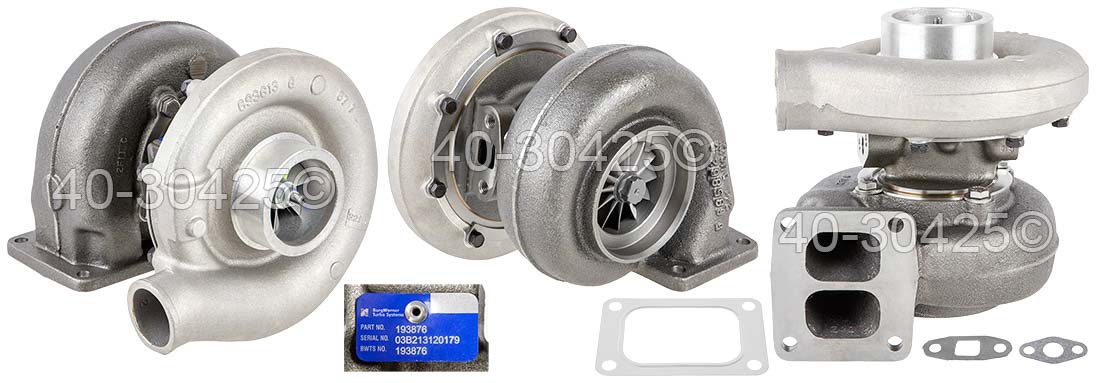 1987 International All Models Navistar DT466 Engine With BorgWarner Turbocharger Number 193876 Turbocharger