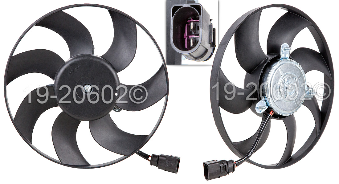 Audi A3                             Cooling Fan AssemblyCooling Fan Assembly
