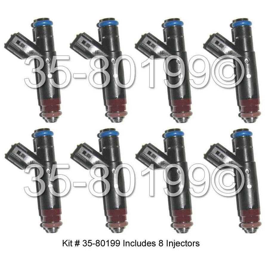 1999 Jeep Grand Cherokee Fuel Injector Set Parts from Car Parts Warehouse