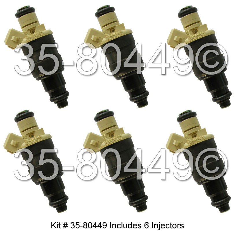 Jeep Wrangler Fuel Injector Set 2.5L Engine