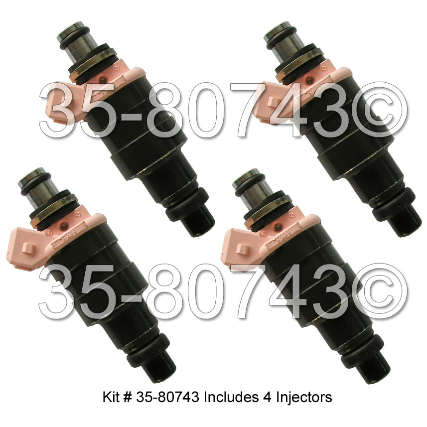 Isuzu Trooper Fuel Injector Set SOHC Engine From Production Date 10