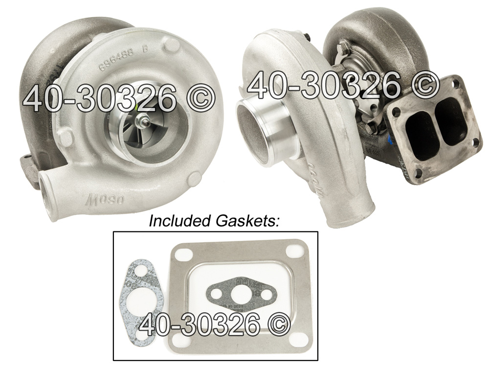 1987 International All Models Navistar DTA466 Engine with BorgWarner Turbocharger Number 167336 Turbocharger