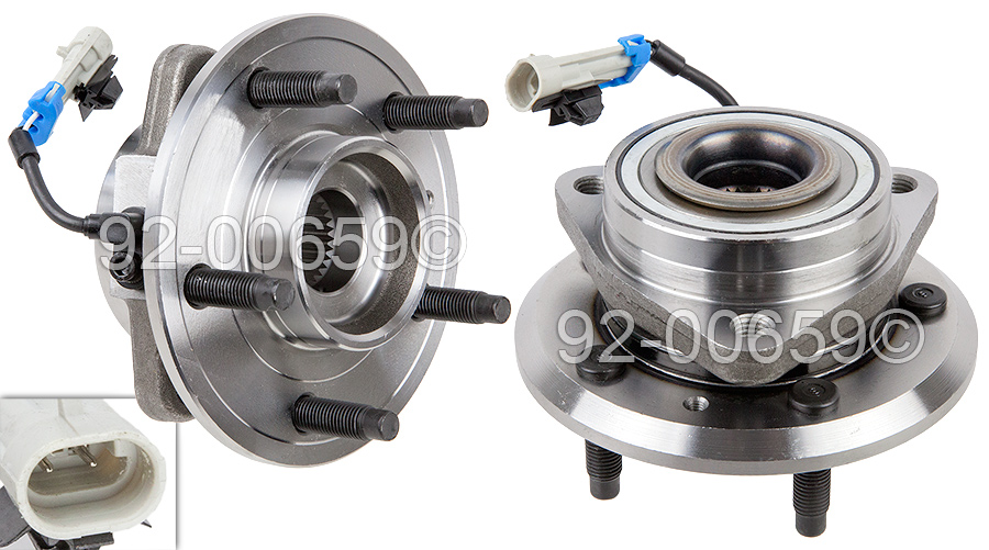 Chevrolet Equinox Wheel Hub Assembly Front Hub 2WD Models with ABS