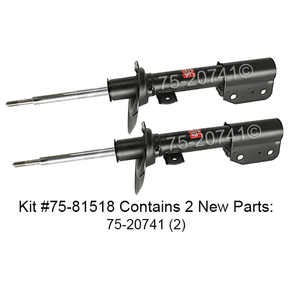 2002 Buick Century Shock And Strut Set From Car Parts