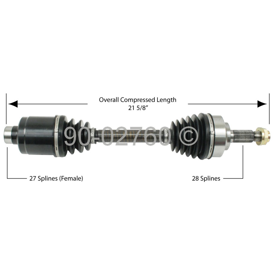 Acura TSX                            Drive AxleDrive Axle