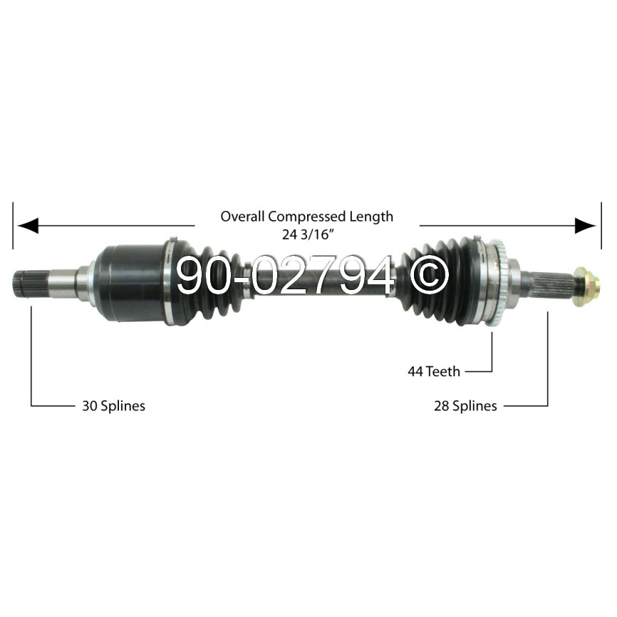 Mazda 6                              Drive Axle FrontDrive Axle Front