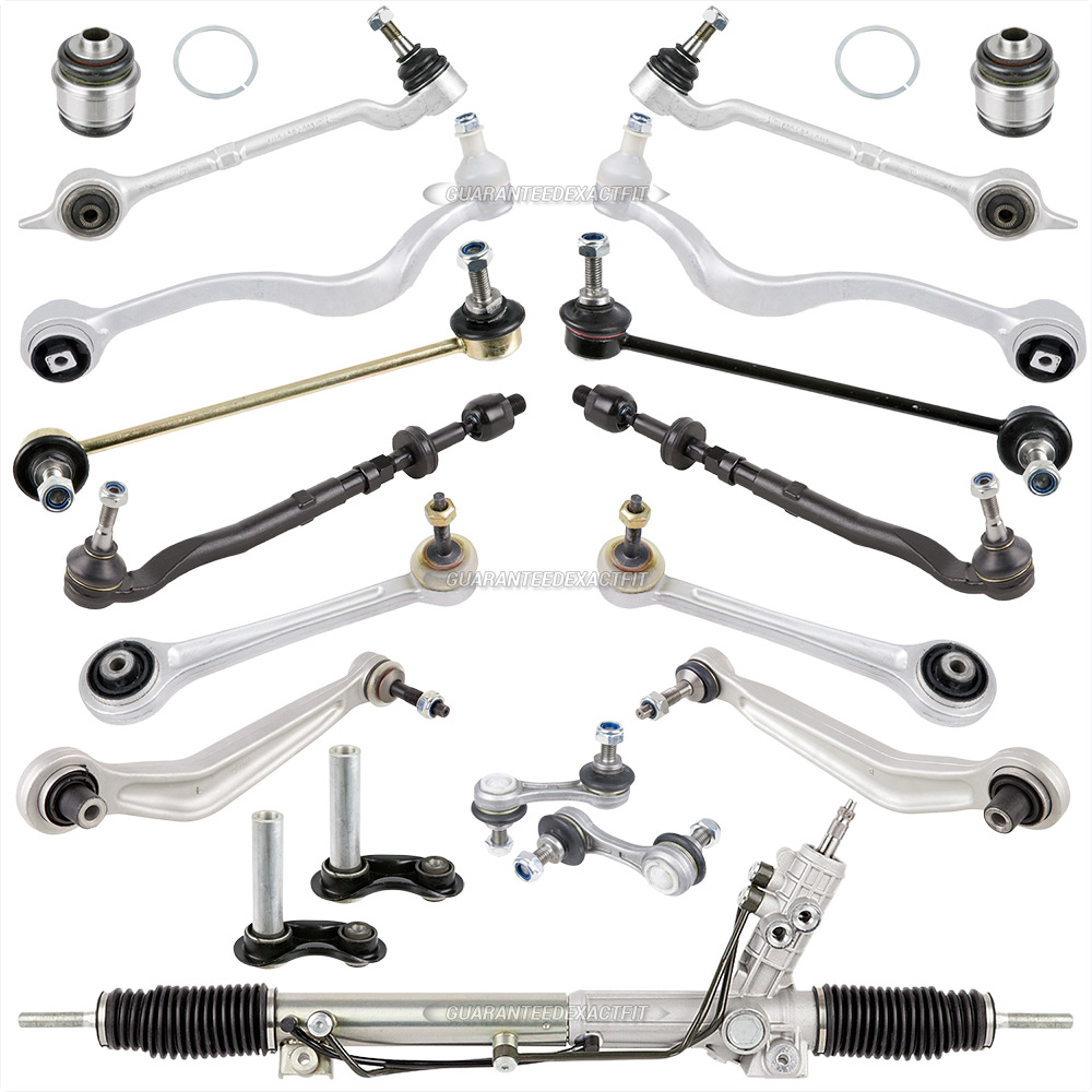 20 Piece Front Control Arm Suspension Kit With New Steering Rack For
