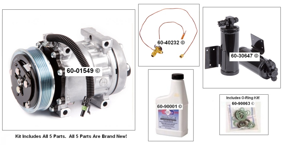 Jeep Wrangler AC Kit