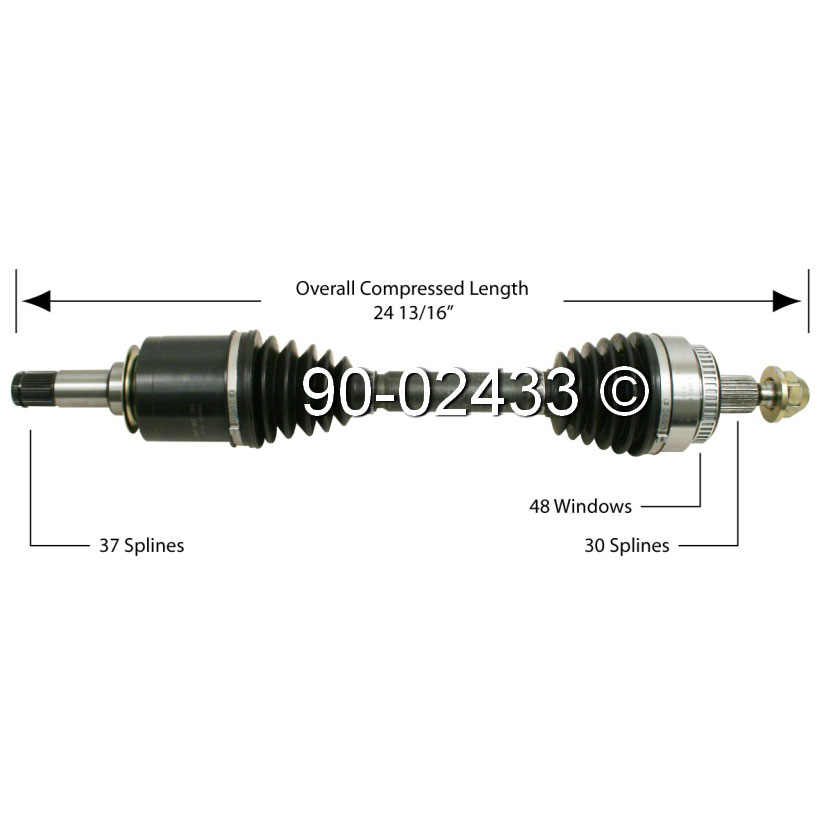 Mercedes_Benz ML350                          Drive Axle FrontDrive Axle Front