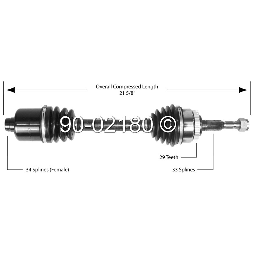 Saturn L-Series                       Drive Axle FrontDrive Axle Front