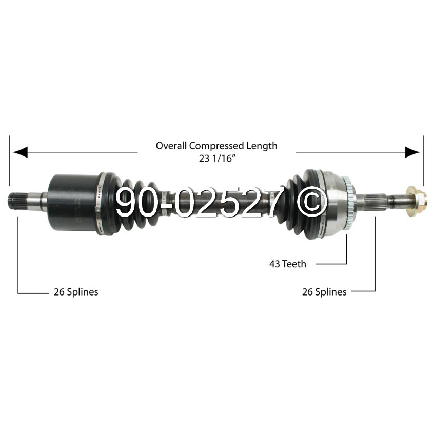 Volvo V40                            Drive Axle FrontDrive Axle Front