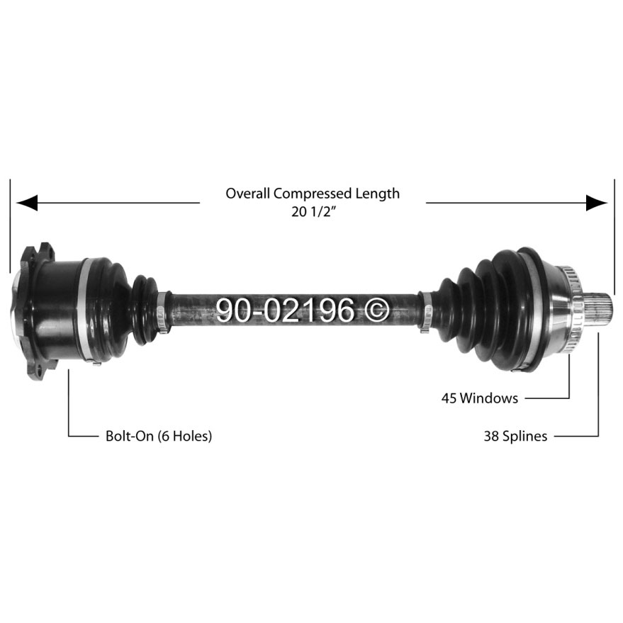 Audi S8                             Drive AxleDrive Axle
