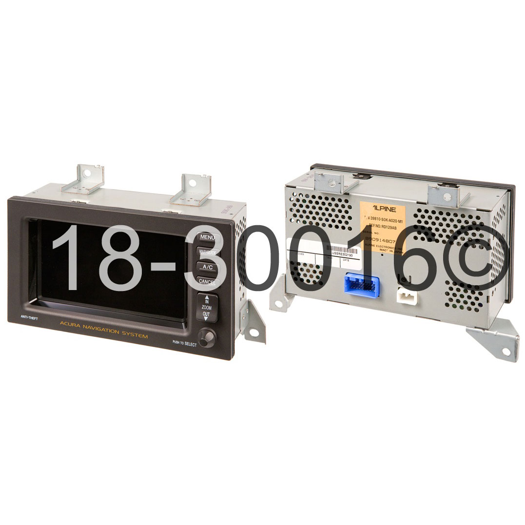Acura TL                             Center Module Screen