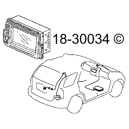 Acura MDX                            Center Module Screen