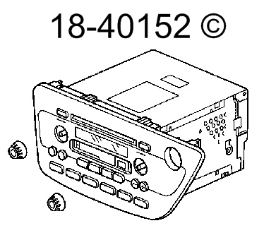 Acura RSX                            Radio or CD Player