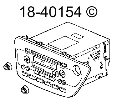 Acura RSX                            Radio or CD Player