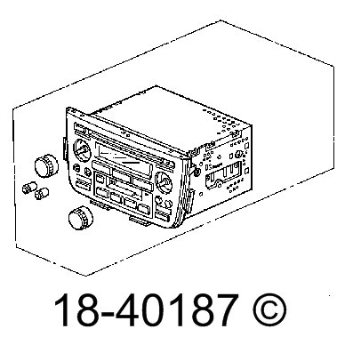 Acura 2004 on Fits Single Disc Radio For Models Without Navigation Oem 39100 S3v