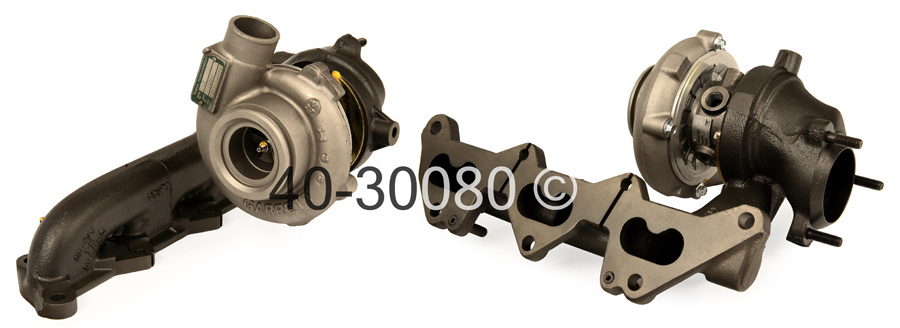 1999 Saab 9-5 3.0L Engine With Last 7 Digits of VIN to Y3040000 Turbocharger