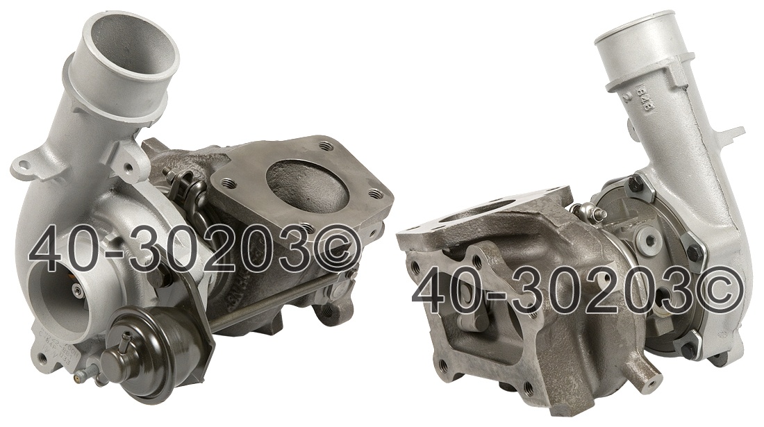 2010 Mazda 3 2.3L Turbocharged Models Turbocharger