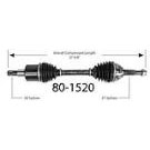 Oldsmobile Bravada                        Drive Axle Front