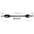 Geo Prizm                          Drive AxleDrive Axle Front