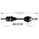 Geo Prizm                          Drive AxleDrive Axle Front