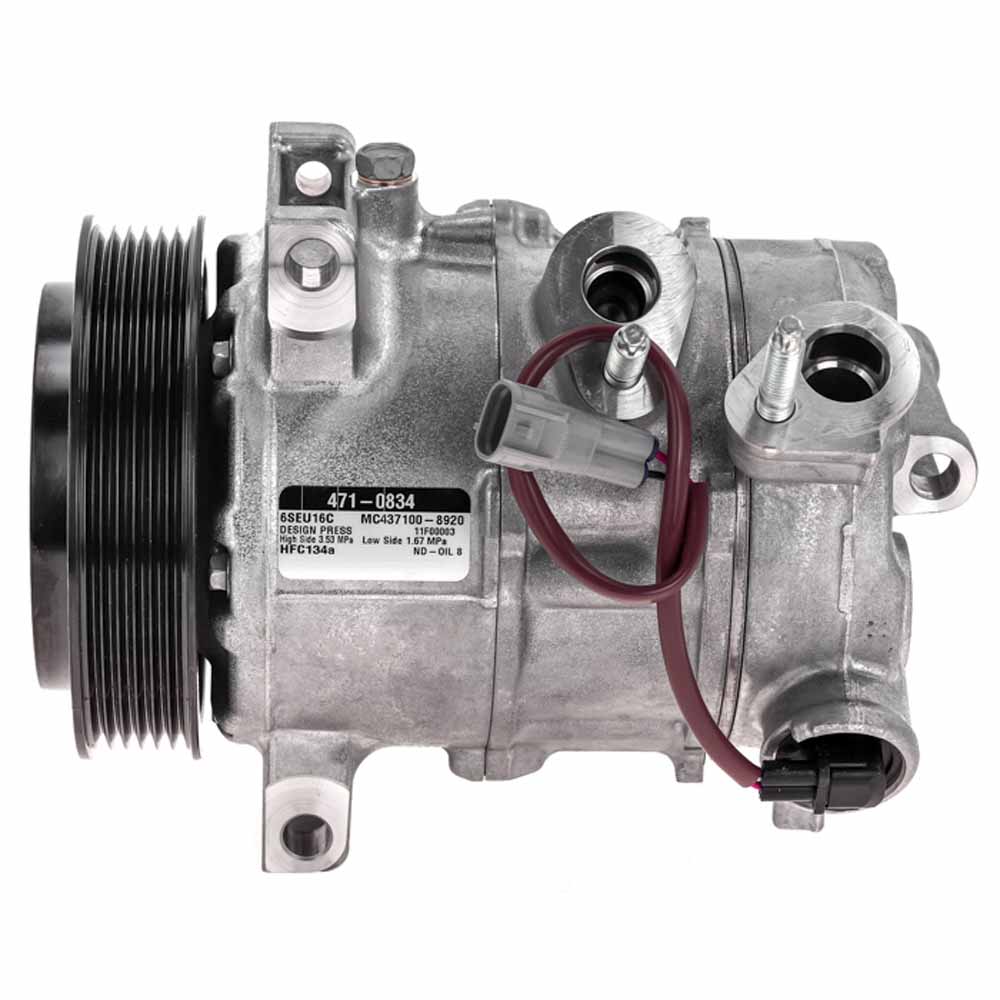 2011 Jeep Patriot A/C Compressor and Components Kit with Drier Attached to Condenser 6084903 RN