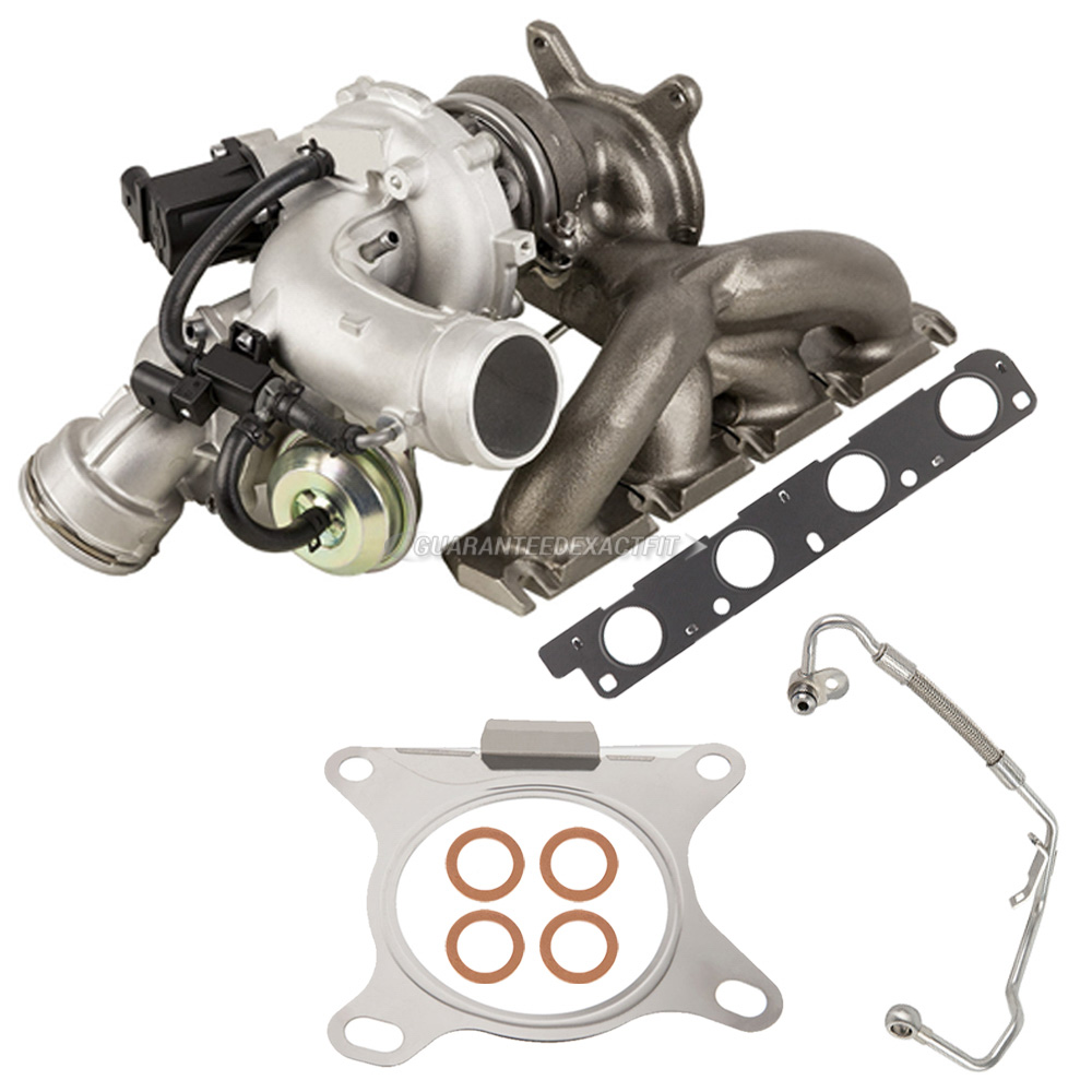 2012 Volkswagen Tiguan Turbocharger and Installation Accessory Kit 2.0L