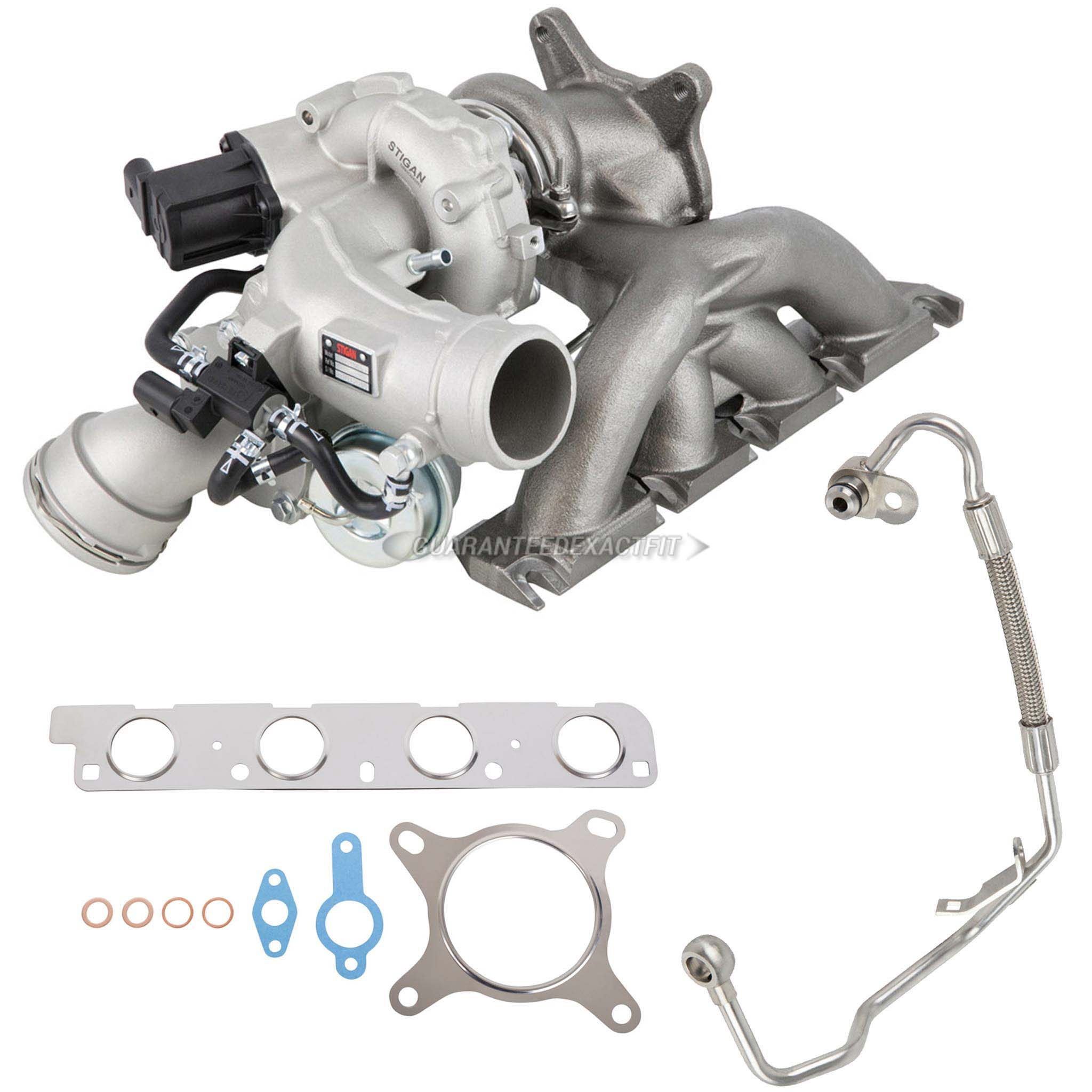 2011 Volkswagen Tiguan Turbocharger and Installation Accessory Kit 2.0L