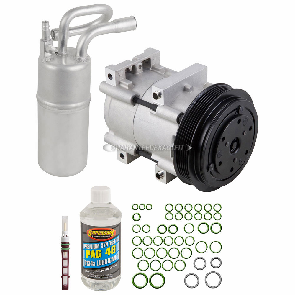 1997 Ford Ranger A/C Compressor and Components Kit 2.3L Engine 6080214 RK