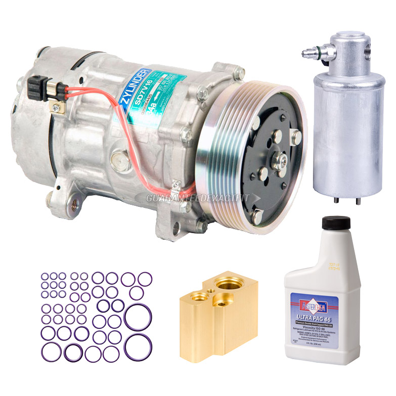 1998 Volkswagen Golf A/C Compressor and Components Kit 2.8L Engine and ...