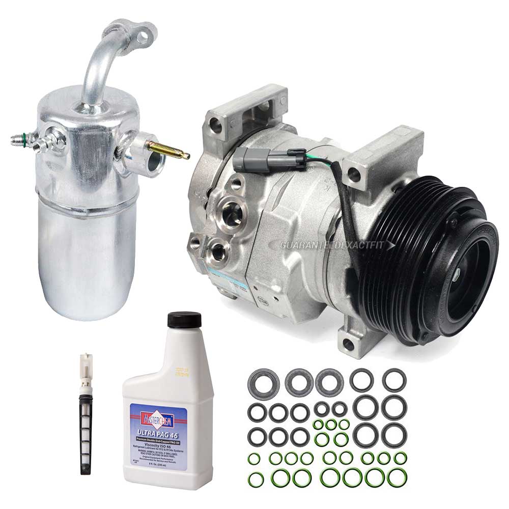 2004 Chevrolet Silverado A/C Compressor and Components Kit 4.3L Engine 6083587 RN