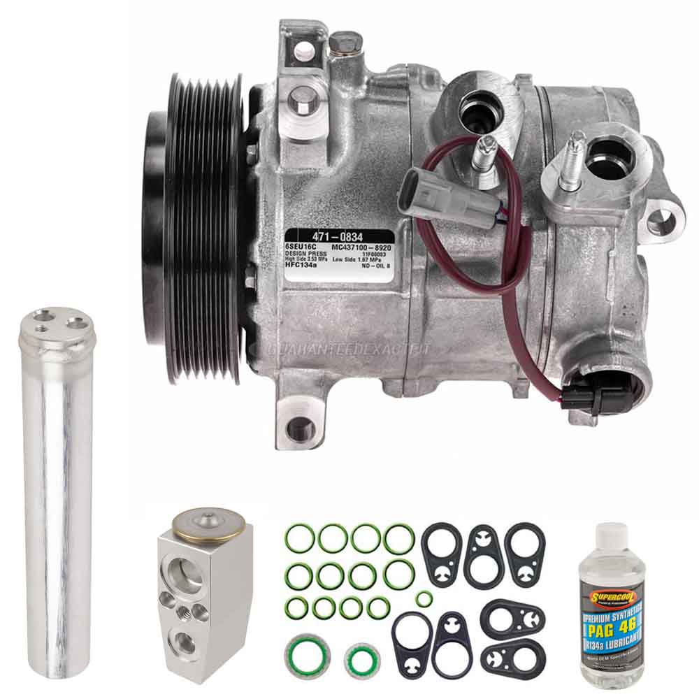 2011 Jeep Patriot A/C Compressor and Components Kit with Drier Attached