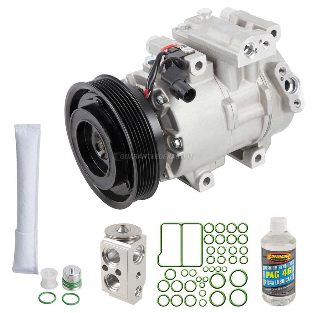 2014 Hyundai Accent A/C Compressor and Components Kit without Automatic Temperature Control 60