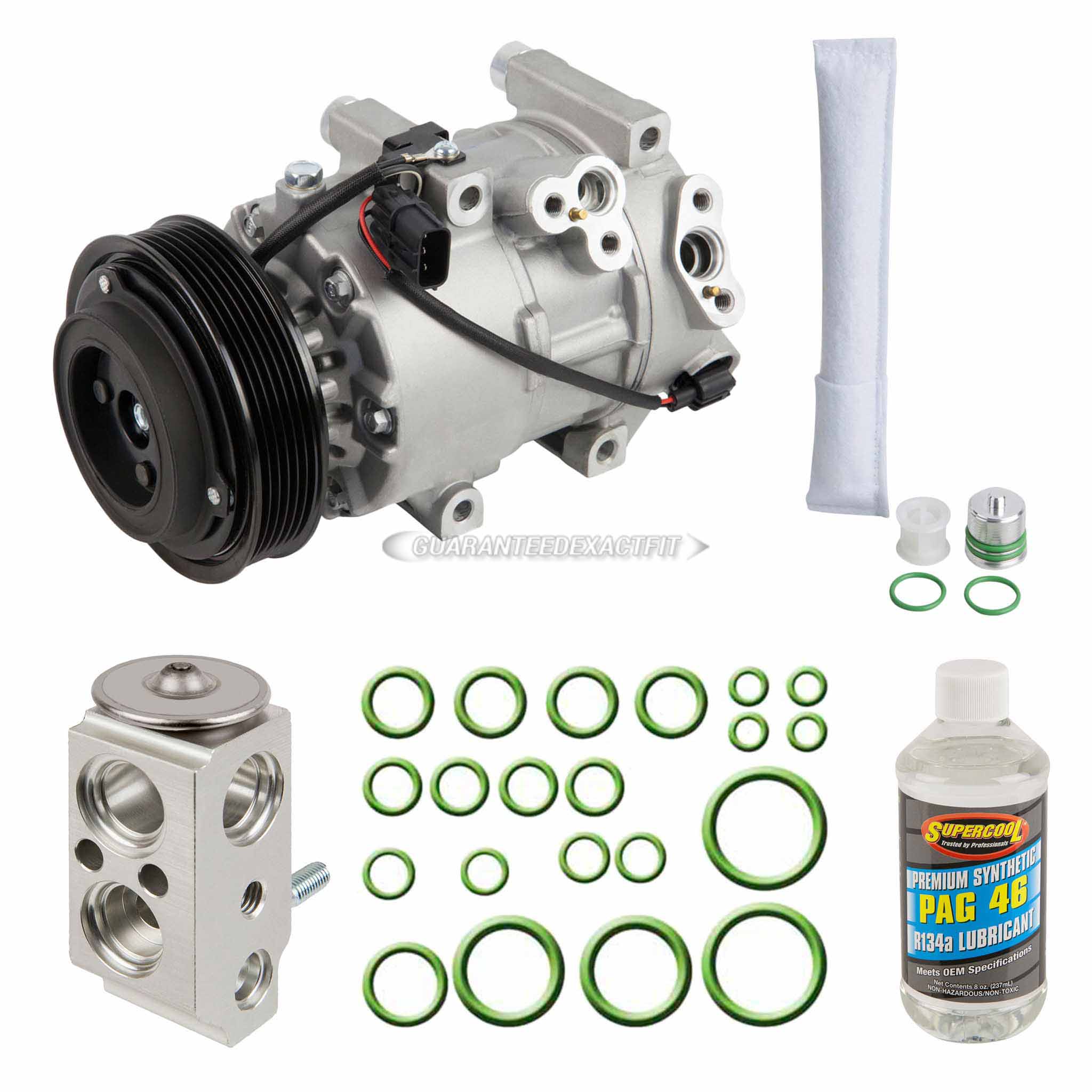 2014 Hyundai Tucson A/C Compressor and Components Kit 2.0L Engine 60