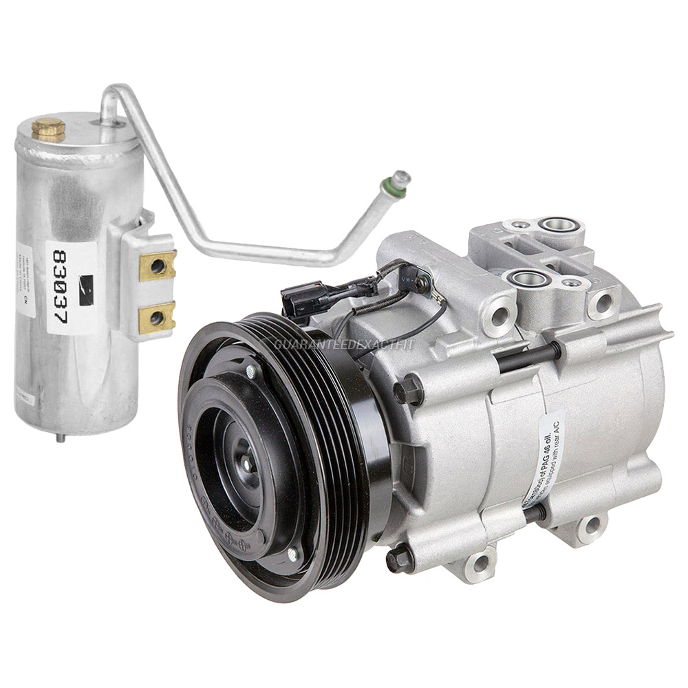 2005 Hyundai Sonata A/C Compressor and Components Kit 2.4L Engine 60 ...