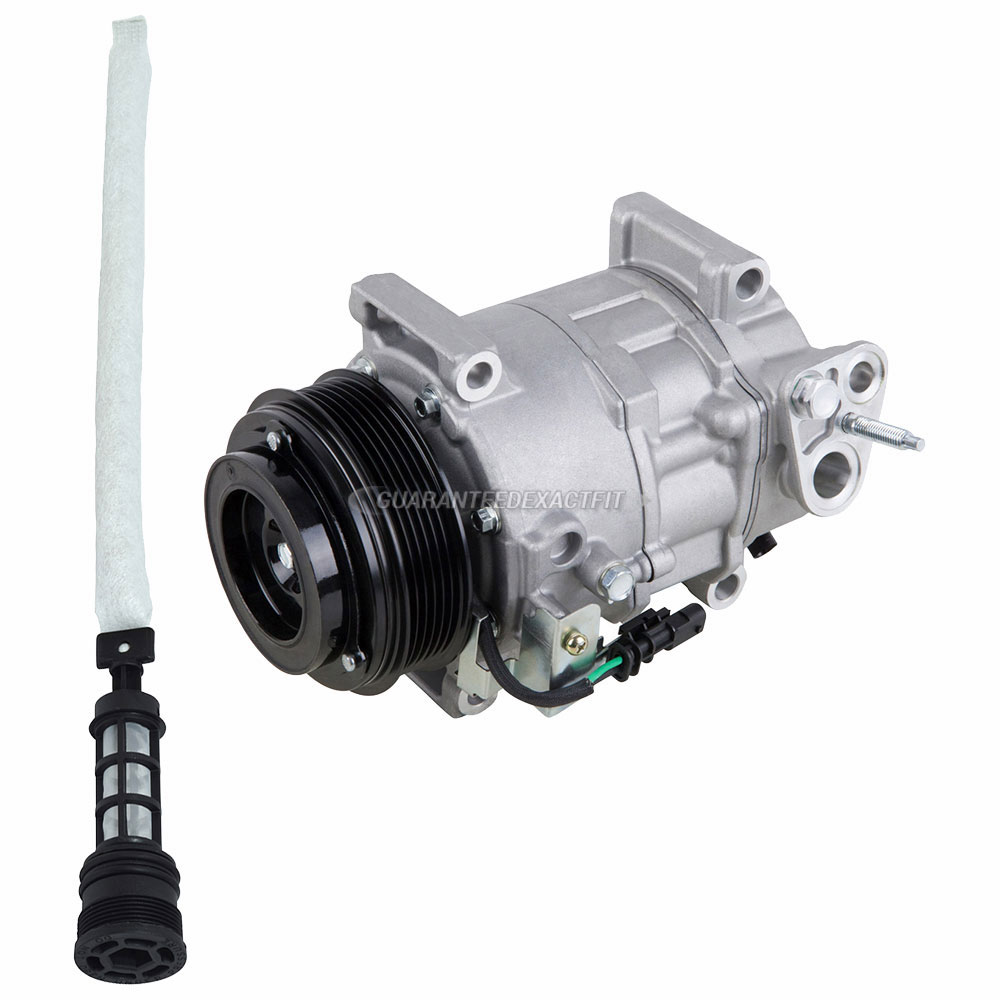 2015 GMC Sierra 3500 HD A/C Compressor and Components Kit 6.6L Diesel ...
