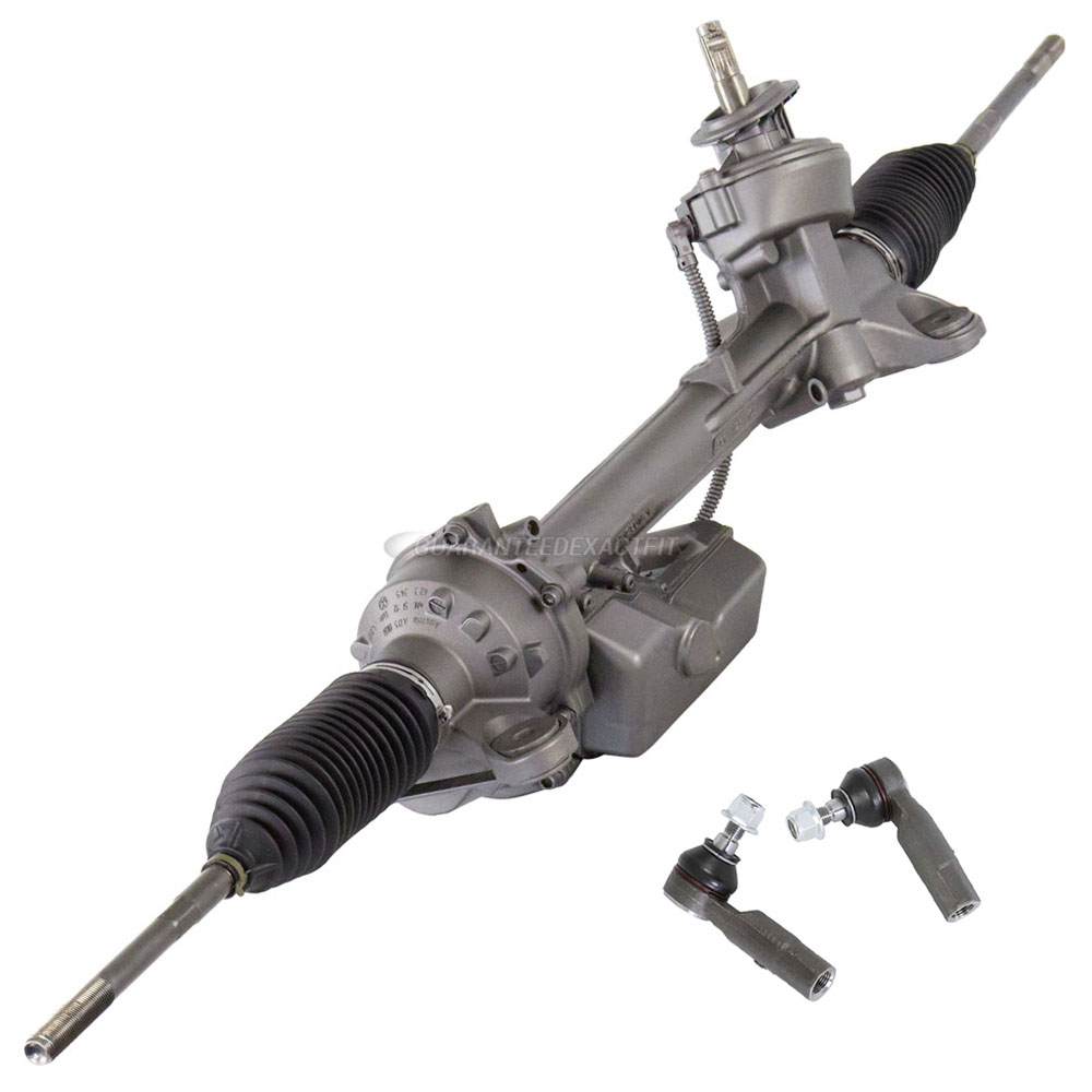2009 Volkswagen Tiguan Rack and Pinion and Outer Tie Rod Kit