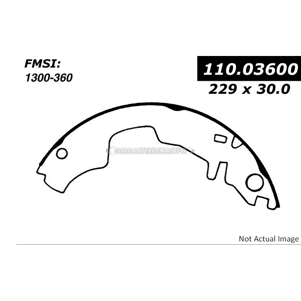  chevrolet  brake/shoe/set 
