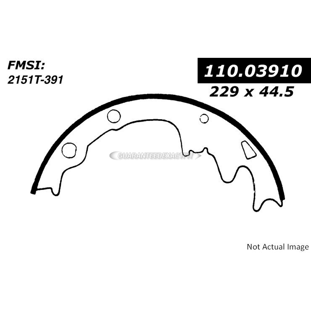  ford  brake/shoe/set 