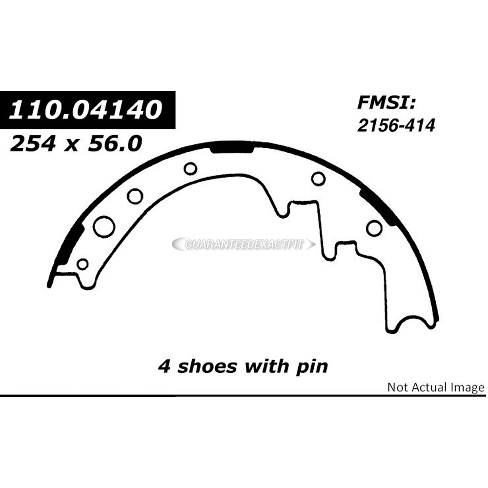  toyota hi lux brake/shoe/set 
