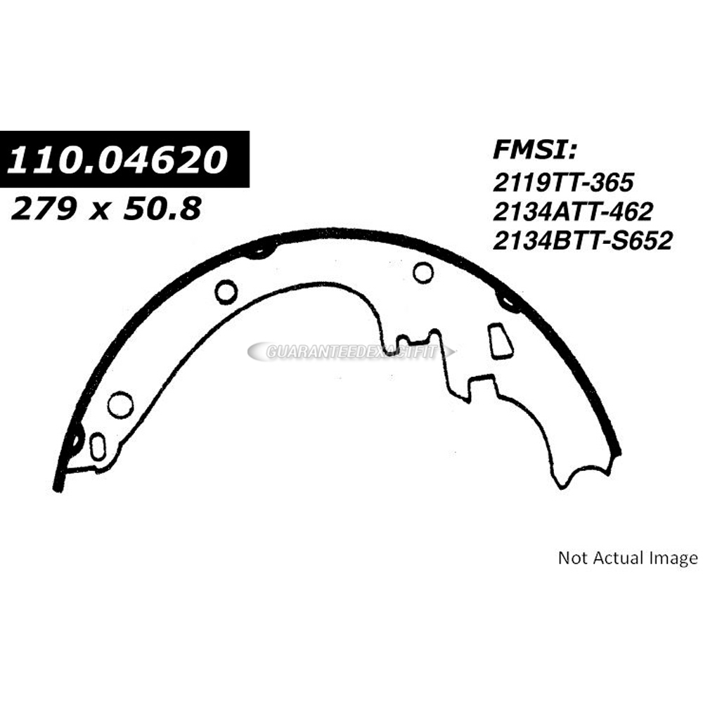 chevrolet monte carlo brake/shoe/set 