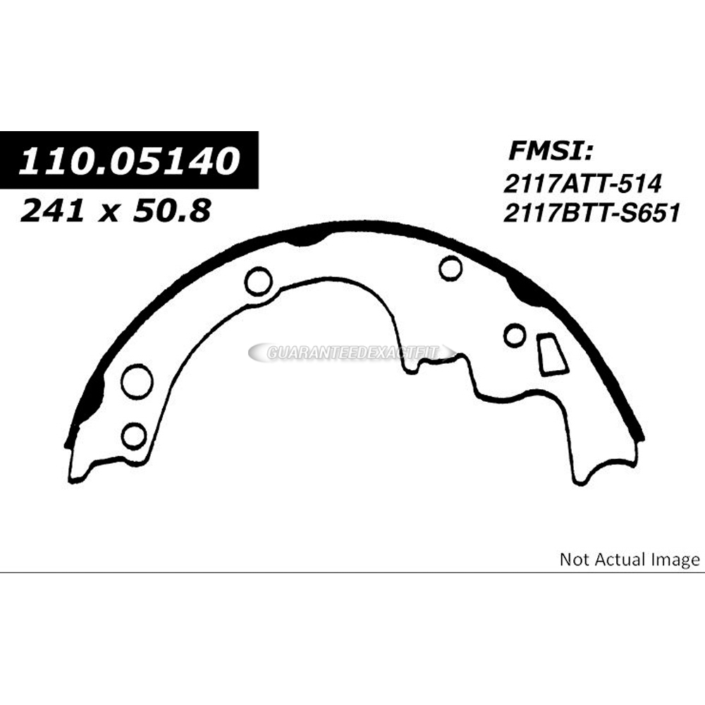  chevrolet s10 truck brake/shoe/set 